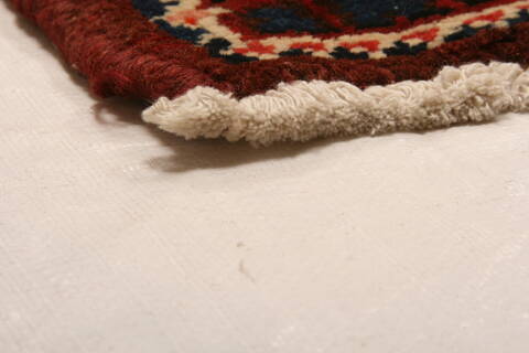 Bakhtiar Orange Hand Knotted 102 X 1111  Area Rug 100-23910 Image 9