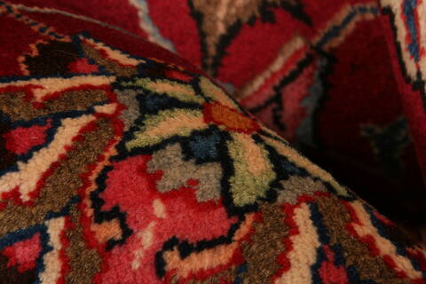 Mashad Red Hand Knotted 911 X 126  Area Rug 100-23934 Image 1