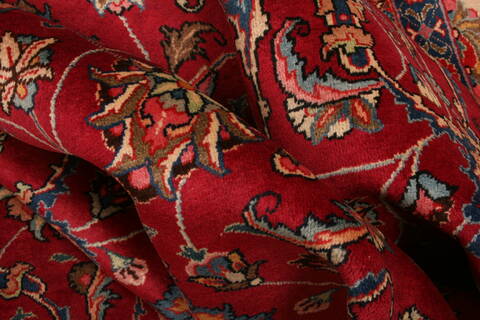 Mashad Red Hand Knotted 911 X 126  Area Rug 100-23934 Image 2