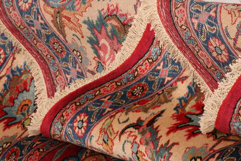 Mashad Red Hand Knotted 911 X 126  Area Rug 100-23934 Image 4