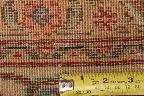 Tabriz Red Hand Knotted 99 X 133  Area Rug 100-23943 Image 7