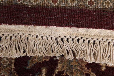 Agra Red Runner Hand Knotted 26 X 182  Area Rug 250-23959 Image 13