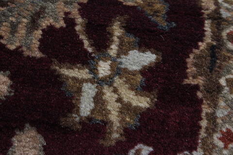 Agra Red Runner Hand Knotted 26 X 182  Area Rug 250-23959 Image 9