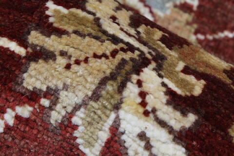 Chobi Brown Runner Hand Knotted 39 X 130  Area Rug 250-23967 Image 10