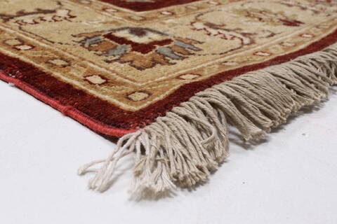 Chobi Brown Runner Hand Knotted 39 X 130  Area Rug 250-23967 Image 8