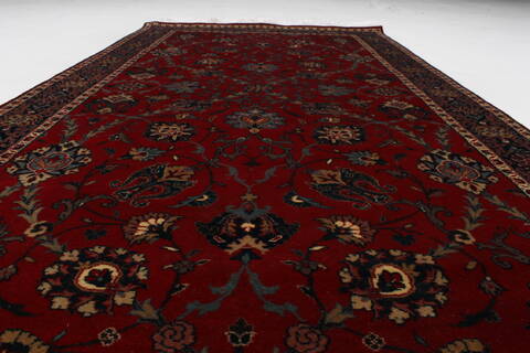 Semnan Red Hand Knotted 311 X 710  Area Rug 250-23981 Image 1