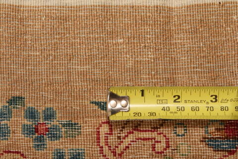 Kerman Beige Hand Knotted 99 X 141  Area Rug 100-23982 Image 6