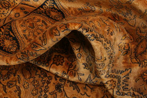 Kashmar Brown Hand Knotted 82 X 123  Area Rug 100-23986 Image 10