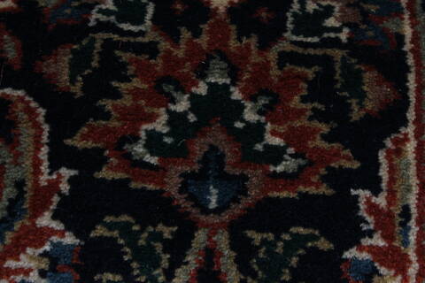 Herati Blue Runner Hand Knotted 27 X 200  Area Rug 250-23992 Image 10