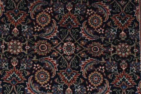 Herati Blue Runner Hand Knotted 27 X 200  Area Rug 250-23992 Image 5