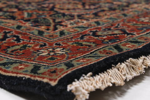 Herati Blue Runner Hand Knotted 27 X 200  Area Rug 250-23992 Image 8