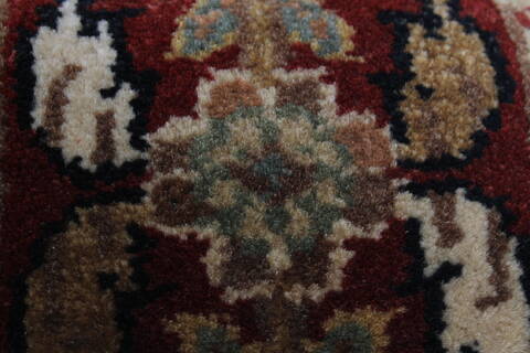 Agra Black Runner Hand Knotted 27 X 182  Area Rug 250-23993 Image 8