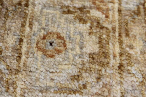 Pishavar Brown Runner Hand Knotted 27 X 1710  Area Rug 250-23998 Image 7