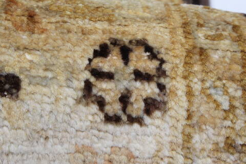 Pishavar Brown Runner Hand Knotted 27 X 1710  Area Rug 250-23998 Image 9