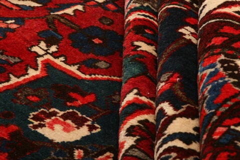 Bakhtiar Red Hand Knotted 1010 X 1211  Area Rug 100-24002 Image 4