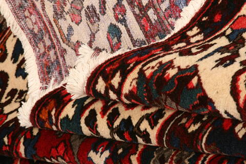 Bakhtiar Red Hand Knotted 1010 X 1211  Area Rug 100-24002 Image 5