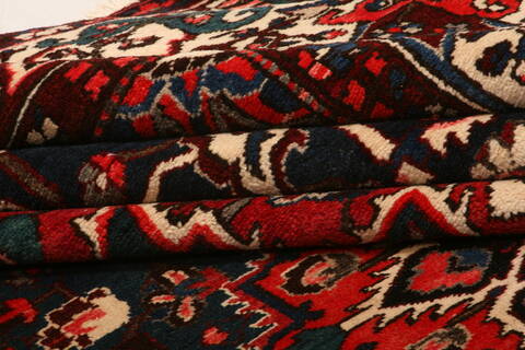 Bakhtiar Red Hand Knotted 1010 X 1211  Area Rug 100-24002 Image 6