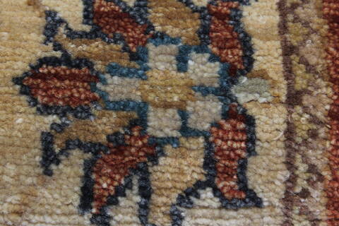 Ziegler Brown Runner Hand Knotted 26 X 198  Area Rug 250-24031 Image 10