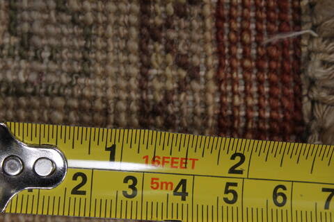 Ziegler Brown Runner Hand Knotted 26 X 198  Area Rug 250-24031 Image 12