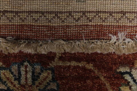 Ziegler Brown Runner Hand Knotted 26 X 198  Area Rug 250-24031 Image 1