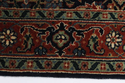 Herati Blue Runner Hand Knotted 26 X 199  Area Rug 250-24035 Image 1