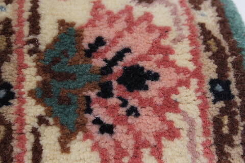 Tabriz Green Runner Hand Knotted 25 X 123  Area Rug 250-24042 Image 10