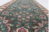 Tabriz Green Runner Hand Knotted 25 X 123  Area Rug 250-24042 Thumb 1