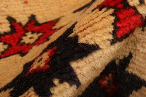 Vintage Beige Hand Knotted 28 X 44  Area Rug 100-24045 Image 1