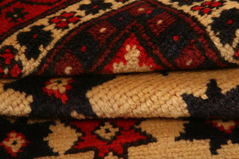 Vintage Beige Hand Knotted 28 X 44  Area Rug 100-24045 Image 4