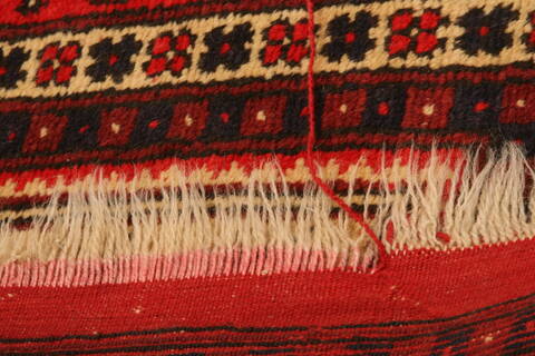 Vintage Beige Hand Knotted 28 X 44  Area Rug 100-24045 Image 6