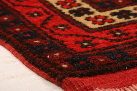 Vintage Beige Hand Knotted 28 X 44  Area Rug 100-24045 Image 7