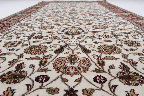 Jaipur White Runner Hand Knotted 51 X 101  Area Rug 250-24051 Image 13