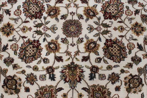 Jaipur White Runner Hand Knotted 51 X 101  Area Rug 250-24051 Image 3