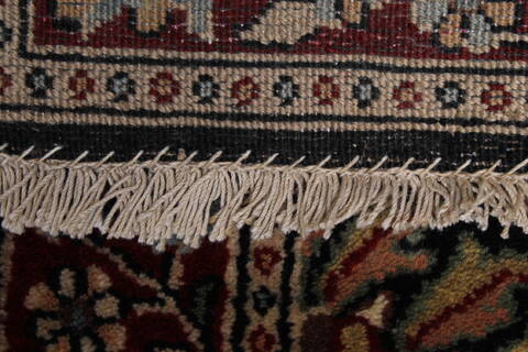 Sarouk Black Runner Hand Knotted 25 X 1511  Area Rug 250-24061 Image 1