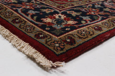 Tabriz Red Runner Hand Knotted 40 X 165  Area Rug 250-24063 Image 10