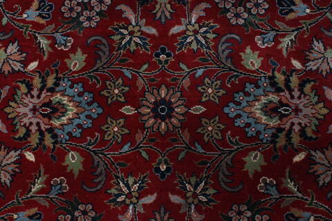 Tabriz Red Runner Hand Knotted 40 X 165  Area Rug 250-24063 Image 8