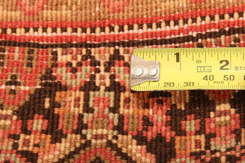 Sanandaj Beige Hand Knotted 25 X 40  Area Rug 100-24127 Image 6