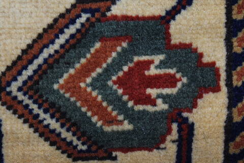 Turkman Yellow Runner Hand Knotted 29 X 167  Area Rug 250-24162 Image 6