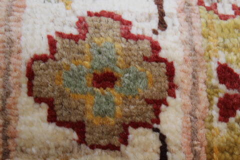 Pishavar Brown Runner Hand Knotted 29 X 1611  Area Rug 250-24173 Image 11