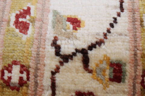 Pishavar Brown Runner Hand Knotted 29 X 1611  Area Rug 250-24173 Image 8