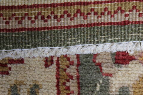 Pishavar Green Runner Hand Knotted 29 X 153  Area Rug 250-24208 Image 11
