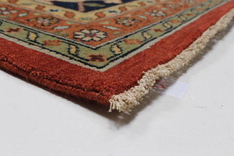 Serapi Red Hand Knotted 119 X 149  Area Rug 250-24230 Image 7