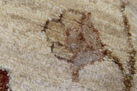 Chobi Beige Hand Knotted 120 X 147  Area Rug 250-24232 Image 8