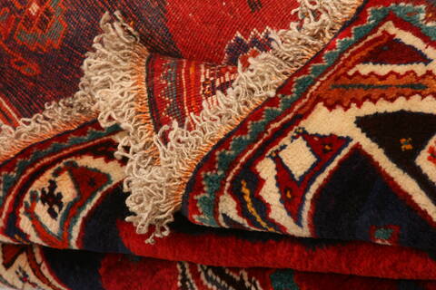 Gharajeh Red Hand Knotted 311 X 57  Area Rug 100-24258 Image 4