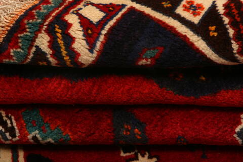 Gharajeh Red Hand Knotted 311 X 57  Area Rug 100-24258 Image 5