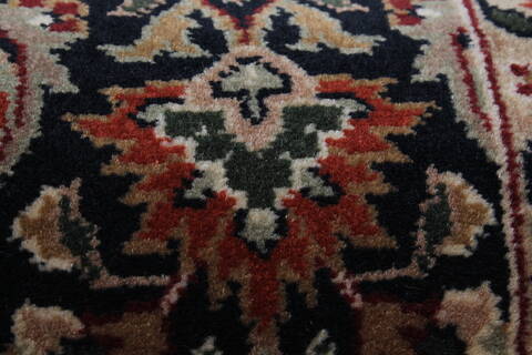 Herati Black Runner Hand Knotted 26 X 160  Area Rug 250-24275 Image 10