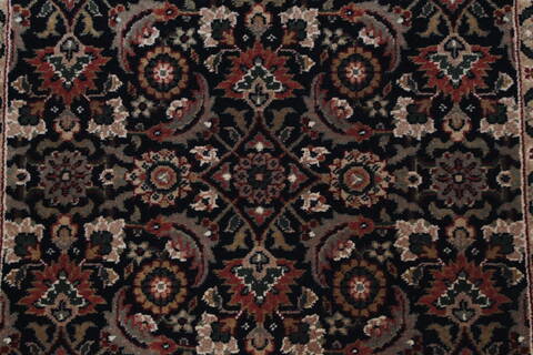 Herati Black Runner Hand Knotted 26 X 160  Area Rug 250-24275 Image 5