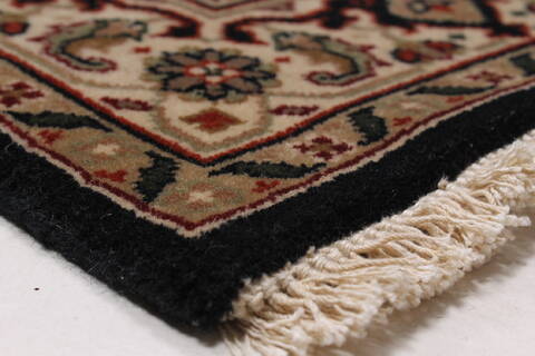 Herati Black Runner Hand Knotted 26 X 160  Area Rug 250-24275 Image 7