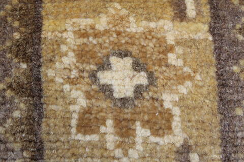 Chobi Beige Runner Hand Knotted 210 X 163  Area Rug 250-24277 Image 11