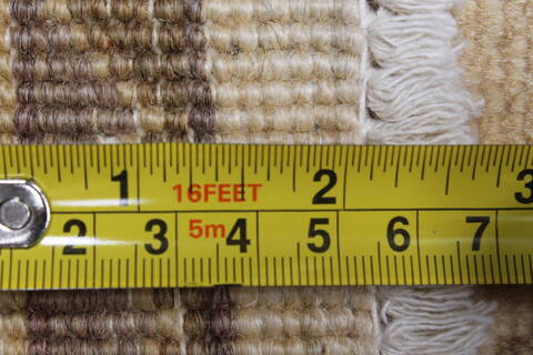 Chobi Beige Runner Hand Knotted 210 X 163  Area Rug 250-24277 Image 1